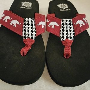 Yellow box Elephant Flip Flops/Sandals NEW